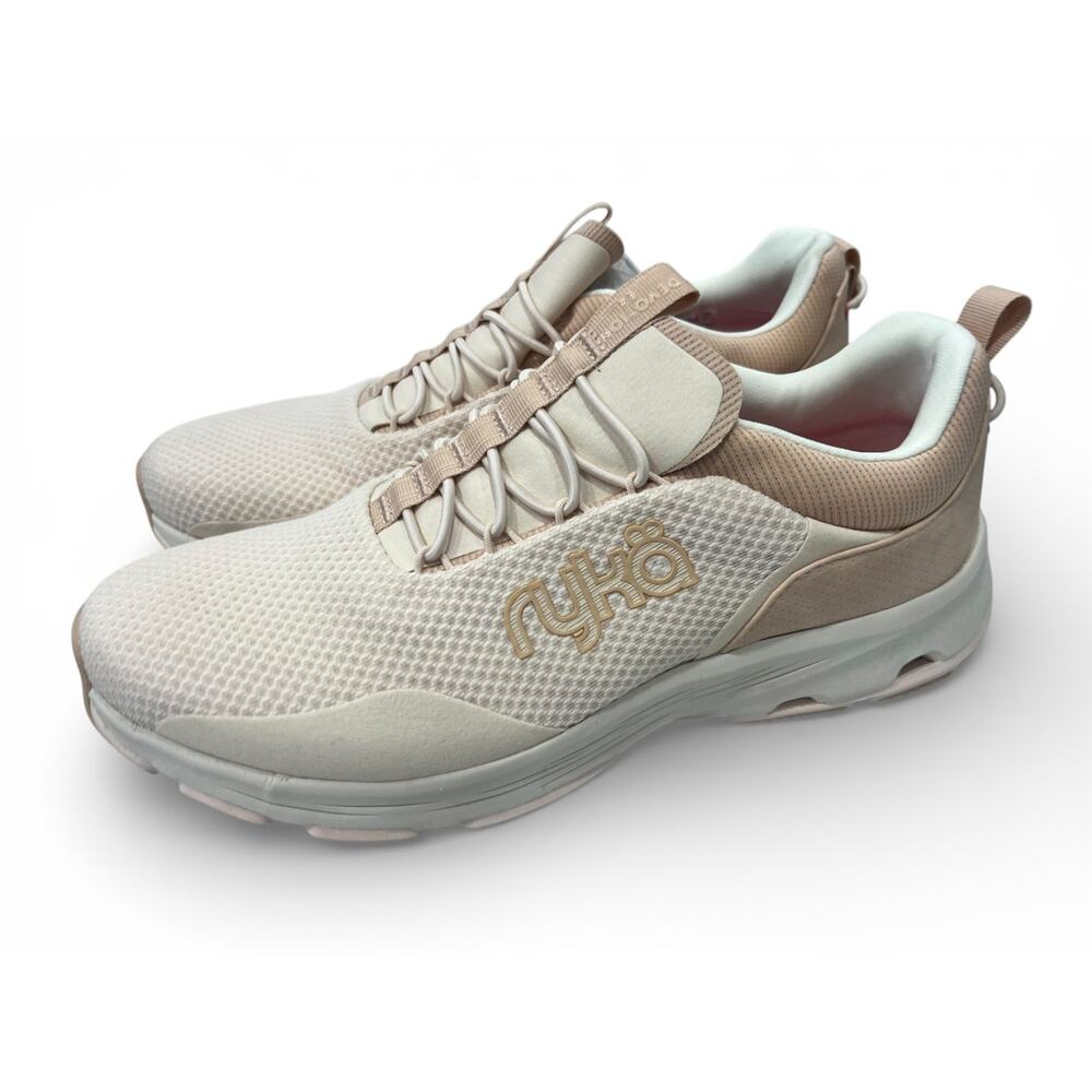 Ryka Womens Devotion EZ Slip-On Walking Shoes Blush Beige 9 W